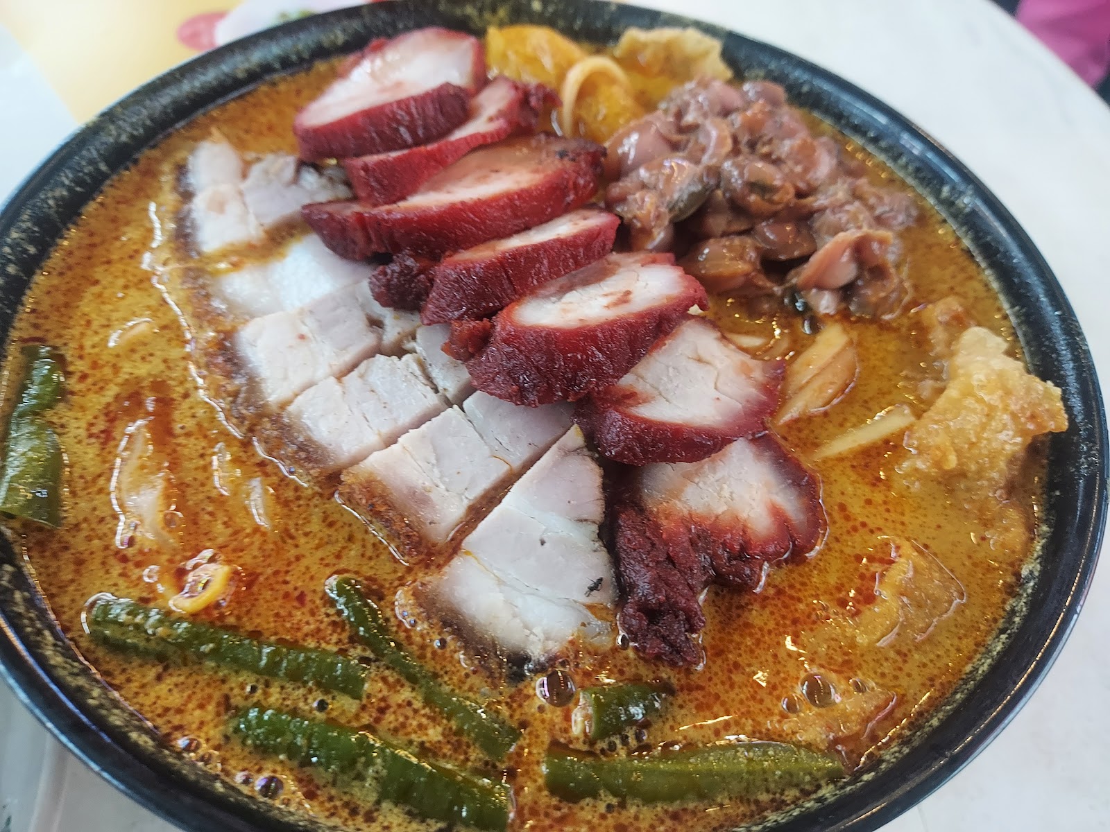 叉烧咖喱面 Char Siew Curry Mee